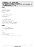 Thumbnail for Gratitude Lyrics
