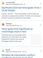 Thumbnail for Horas Iguais 2323 Amor Pesquisa Google