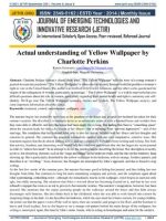 Thumbnail for Actual understanding of Yellow Wallpaper by Charlotte Perkins
