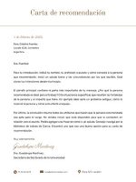 Thumbnail for Carta de recomendación