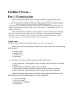 Thumbnail for Lifetime Fitness Part 1 Exam