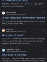 Thumbnail for Ly Meaning In Chat Google Search