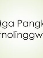 Thumbnail for Mga Pangkat Etnolinggwistiko