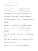 Thumbnail for Microsoft Office 2007 Activation Keys