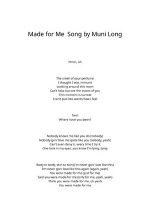 Thumbnail for Muni Long Made For Me Lyrics