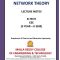Thumbnail for Network Theory Lecture Notes