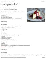 Thumbnail for New York Style Cheesecake Once Upon A Chef