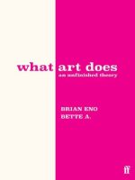 Thumbnail for What Art Does: An Unfinished Theory