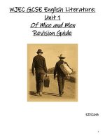 Thumbnail for Of Mice And Men Revision Guide