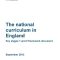 Thumbnail for The national curriculum in England Key stages 1 and 2