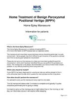 Thumbnail for Home Treatment of Benign Paroxysmal Positional Vertigo (BPPV)