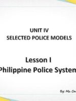 Thumbnail for Philippines Policing System