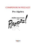Thumbnail for Algebra with Pizzazz Answer Key