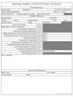 Thumbnail for Positive Covid Test Results Template