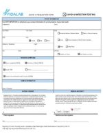 Thumbnail for Positive Covid Test Results Template