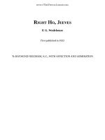 Thumbnail for Right Ho, Jeeves P. G. Wodehouse