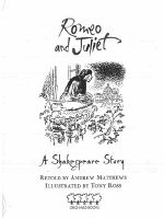 Thumbnail for Romeo And Juliet illustration Book