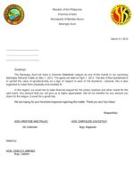 Thumbnail for Sample Of Solicitation Letter