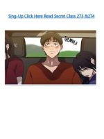 Thumbnail for Secret Class 273 And 274 Raw Manhwa Read Now In English