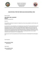 Thumbnail for Solicitation Letter For Fiber Glass And Basketball Ring