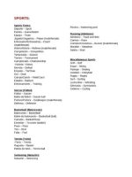 Thumbnail for Sports And Rec. Spanish
