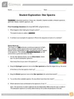 Thumbnail for Star Spectra Gizmo Answers