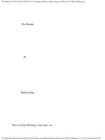 Thumbnail for Stephen King The Shining