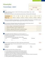 Thumbnail for Test Po Dziale 1 Genetyka PDF