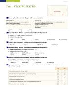 Thumbnail for Test Sprawdzajacy 1 Elektrostatyka Grupa A