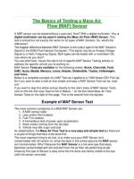 Thumbnail for The Basics Of Testing A Mass Air Flow (MAF) Sensor