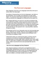 Thumbnail for The Five Love Languages By Gary Chapman