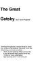 Thumbnail for The Great Gatsby