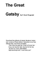 Thumbnail for The Great Gatsby