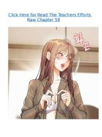 Thumbnail for The Teachers Efforts Raw Chapter 58 Raw Manhwa Read Now In English