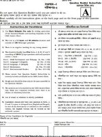 Thumbnail for Tripura TET 2018 Paper 1 Question Paper PDF