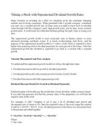 Thumbnail for Valuing A Stock With Supernormal Dividend Growth Rates