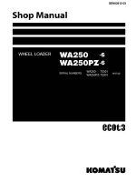 Thumbnail for Wa250 6 Komatsu Shop Manual