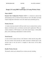 Thumbnail for Lab Report 4.3.4: Configuring a DHCP Server with IPv4 Settings