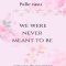 Thumbnail for We Were Never Meant To Be Loving You Was Not Enou