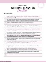 Thumbnail for Wedding Checklist Worksheet