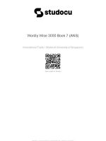 Thumbnail for Wordly Wise 3000 Book 7 Answer's