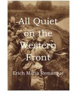 Thumbnail for All Quiet on the Western Front (Erich Maria Remarque)