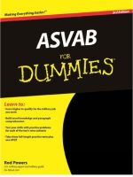 Thumbnail for Asvab For Dummies 3rd Edition