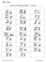 Thumbnail for Cursive Letter Guide