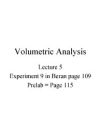 Thumbnail for Experiment 9 A Volumetric Analysis Pre Lab Answers
