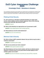 Thumbnail for Cyber Awareness Challenge Answers