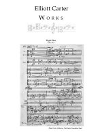 Thumbnail for Elliott Carter Works List