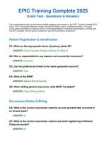 Thumbnail for Epic Training: Test Answers