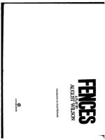 Thumbnail for Fences Play by August Wilson