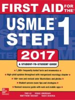 Thumbnail for First Aid For The Usmle Step 1 2017